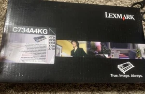 Lexmark C734 C736 X734 X736 X738 black Toner Cartridge C734A4KG New - Picture 1 of 2