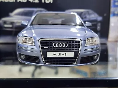 1:18 Kyosho Audi A8 4.2 TDI Silver - Image 1 of 4