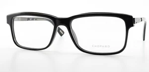 CHOPARD Lunettes Brille VCH195 56-17 145 0700 23KT GP Schwarz Gunmetal Italy - Bild 1 von 10