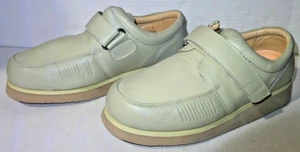 Mt. Emey 718 Men's Add'l Depth Leather/Lycro Shoes 7 4E Beige - Picture 1 of 6