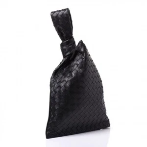 Bottega Veneta The Twist Napa Intrecciato BV Schwarz Leder AUSVERKAUFT Large - Bild 1 von 23