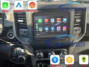 FOR 2019-2023 DODGE RAM 1500 2500 3500 ANDROID 13 CARPLAY CAR STEREO RADIO GPS - Picture 1 of 21