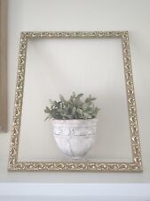 Gold Wood Ornate Picture Frame 18x22.5" Painted Vintage