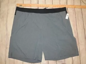 NWT Mens Old Navy Go Dry Gray Basketball Workout Gym Shorts Loose Sz XXXL 3X - Picture 1 of 5