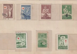 Finlandia Cruz Roja Pro Tuberculosos Valores año 1946-59 (GI-940) - Picture 1 of 1