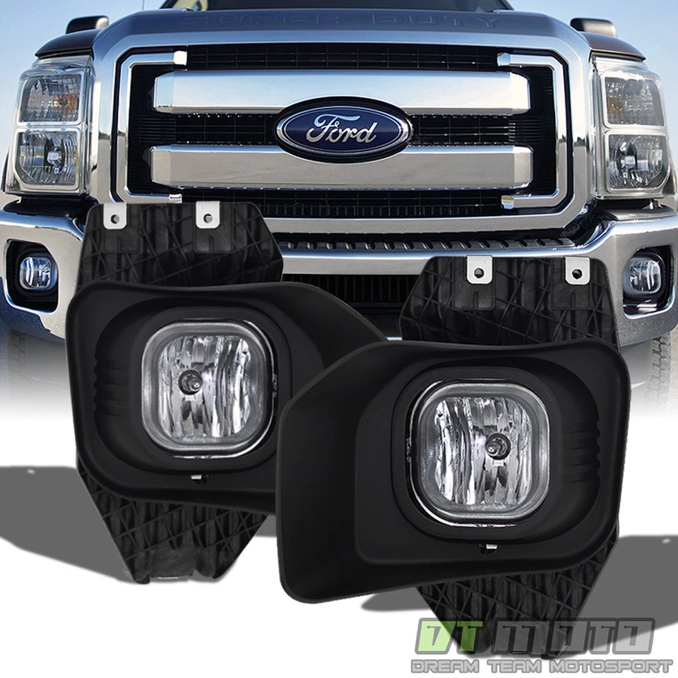 2011-2016 Ford F250 F350 F450 Superduty Fog Lights Driving Lamp 11-16 Left+Right - Image 1 of 4