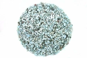 1/4 Unze Inlay 2 mm bis 10 mm Dominikanische Republik Larimar Handwerk MITTEL Stück Splitter - Bild 1 von 2