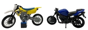 New Ray 1:18 Suzuki RMZ + Yamaha T Die cast Plastic Toy Models Motocross READ - Picture 1 of 15