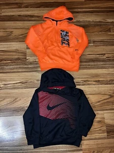 Nike Hoodie Hooded Sweatshirt Dri-fit Boys Sz 5 Lot Of 2 EUC Y2K - Picture 1 of 8
