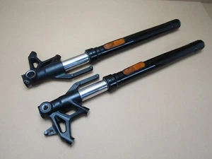 Triumph Street Triple R 765 2022 front fork tube stanchions pair Showa (12399) - Picture 1 of 12