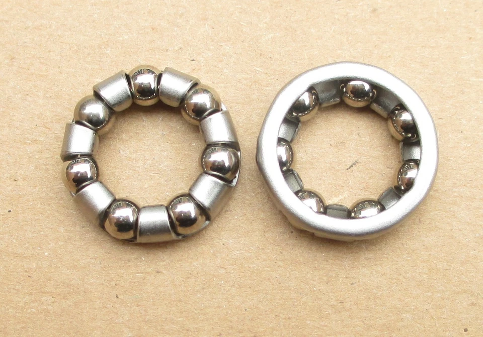 Bicycle Front Hub #5 Bearing 3/16x7 Balls Fits 5/16 Axle New 1 Pair  - Image 1 of 1