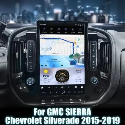 Android Tesla Smart Radio GPS Screen For Chevrolet Silverado GMC Sierra 2014-19 - Image 1 of 4
