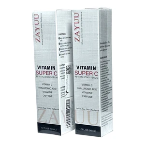 Zayuu Super Vitamin C Serum All-In-One Hydrating Anti-Aging 1.7 fl. oz. (2-Pack) - Picture 1 of 3