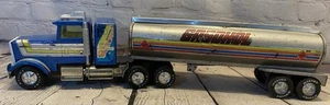Vintage Nylint Gasohol Semi Truck Tanker, Pressed Steel - Picture 1 of 13