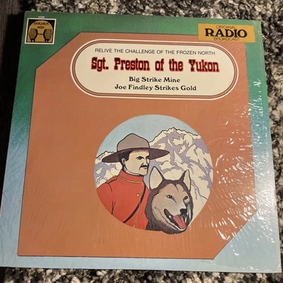 SGT PRESTON OF THE YUKON ORIGINAL RADIO BROADCAST LP 12" RECORD Foto 1 de 4