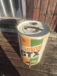 Rare Castrol Gtx Oil Can 5 Gallon - Picture 1 of 6