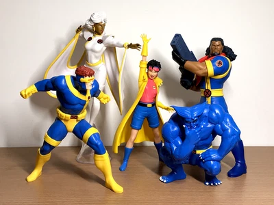  Estatuas X-Men '92 Cíclope, Tormenta, Bestia, Obispo y Jubileo escala 1/10 *Leer descripción Foto 1 de 4