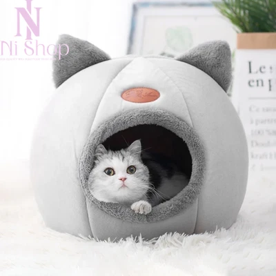 Cat Litter Winter Warm Cozy Pet Bed Indoor Cat Litter House for Cold Weather NEW - Image 1 of 4