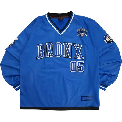 复古 90 年代 FUBU 田径 BRONX 布鲁克林城系列刺绣球衣 #05 - XL — 第 1/4 张图片