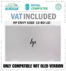 M82692-001 New HP ENVY X360 13-BD0504SA Top Housing Lid OLED NSV Back Cover - Afbeelding 1 van 2