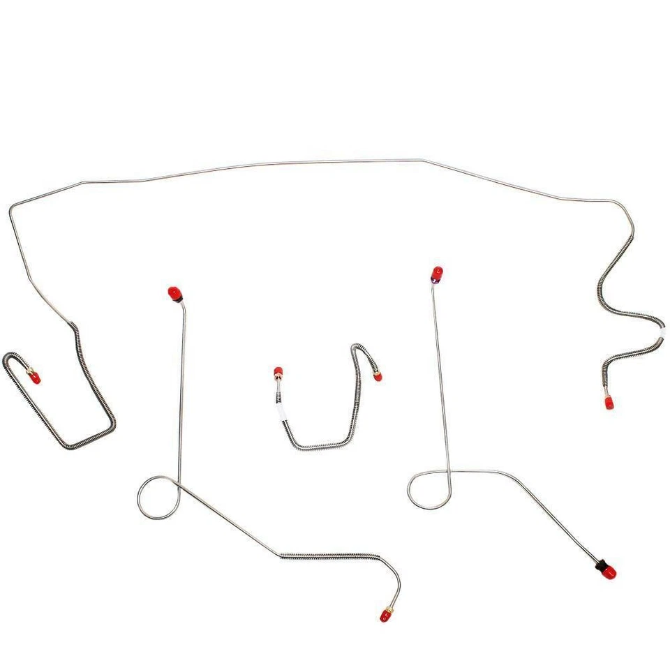 Kit de línea de freno delantero para Dodge Dart 1968-1972 con freno de disco/freno de tambor-YKT6802OM Foto 1 de 1