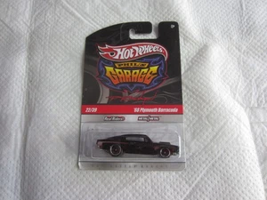 Mattel Hot Wheels Phil's Garage 2009: Black '68 Plymouth Barracuda nuevo en paquete - Imagen 1 de 3