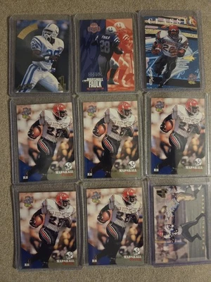 Lot of 62 Marshall Faulk Cards! Rookies, inserts, and more! Colts and Rams! - Image 1 of 4