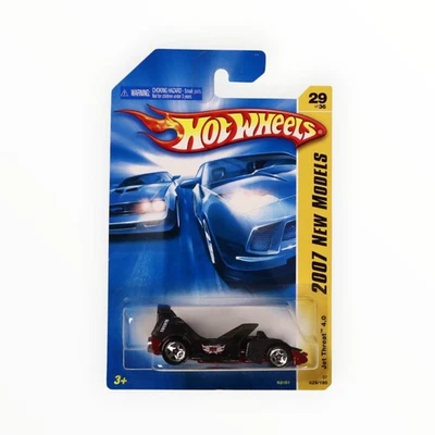 Hot Wheels Jet Threat 4.0 29/180 - Black - 2007 Mainline B - Image 1 of 3
