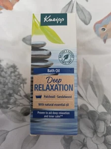 Kneipp Deep Relaxation Bath Oil Patchouli & Sandalwood Vegan 100ml - Picture 1 of 4