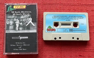 THE WHO - RARE NETHERLANDS CASSETTE WITH PAPER LABELS - WHO'S BETTER, WHO'S BEST - Image 1 of 4