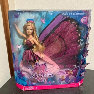 Barbie Mattel Mariposa Fairy Doll & Accessories Set 2007 Near Mint With Box - Picture 1 of 20