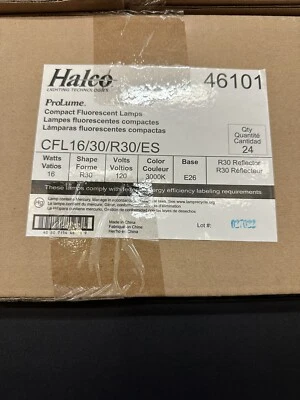 Halco 46101 ProLume CFL  Bulb Soft White  CFL16/30/R30/ES - Image 1 of 2