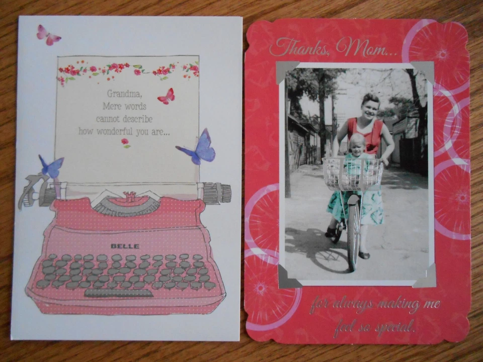 Lot of Two Leanin' Tree Mother's Day Greeting Cards ~  for Mother & Grandma - Image 1 of 4