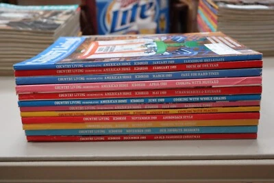 1989 Country Living Magazines - Decorating, Crafts, Cooking, Antiques - Изображение 1 из 4