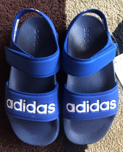 Sandali Adidas Adilette Swim Nation Royal White unisex taglia 13k nuovi con etichette