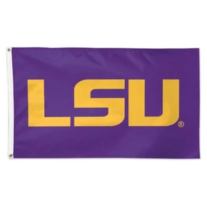 For LSU Tigers fans 3x5 ft College NCAA Purple Flag / Banner - Picture 1 of 1