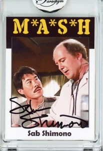 -M*A*S*H- SAB SHIMONO Signed/Autograph/Auto Certified MASH TV Trading Card - Picture 1 of 2