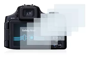 6 x Transparent ULTRA Clear Camera Screen Protector Canon Powershot SX60 HS - Picture 1 of 4
