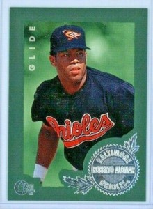 1996 Emotion-XL E-XL Card #1 Roberto Alomar - Baltimore Orioles - Hall of Fame