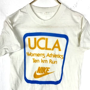 Vintage 1980s Ucla Bruins Nike T-shirt XS Single Stitch Ncaa Women’s Athletics - Picture 1 of 7