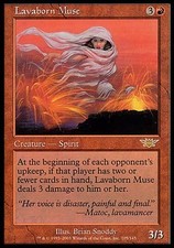 1x Lavaborn Muse Legions MtG Magic Red Rare 1 x1 Card Cards