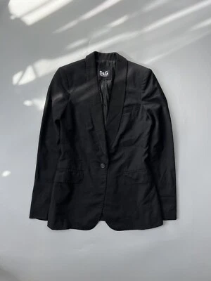 Women's Dolce & Gabbana Wool Blend 1 Button Blazer Size IT 42 (Y0383) - Image 1 of 4