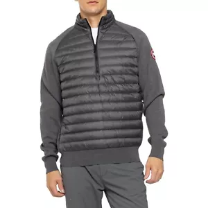 Canada Goose HyBridge Knit Packable Pullover Wool Goose Down Jacket Grey $695 MD - Picture 1 of 14
