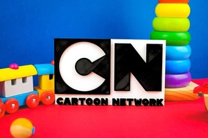 CN Cartoon Network Logo Stampato in 3D Fingi di Giocare Bambini Giocattolo Apprendimento XX secolo - Foto 1 di 6