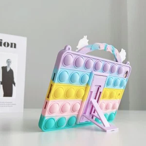 Rainbow Unicorn Silicone Stand Case Cover for iPad 9.7 10.9 Pro 10.2 10.5 mini - Picture 1 of 8
