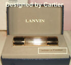 Lanvin Cartier "Rumeur" flacon sac 1960 designed By Cartier doré niellé h 6,2cm