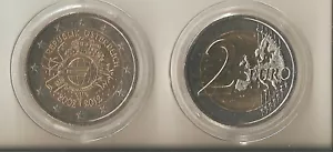 2 Euro Gemeinschaftsausgabe 2012 Österreich < 10 Jahre Euro Bargeld > - Bild 1 von 1