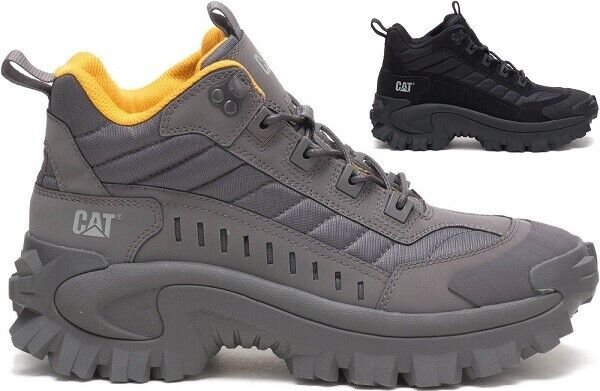 Bota Caterpillar Intruder MID Cinza / Amarelo