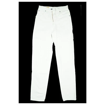 Edwin Newton Delgado Mujer Vaqueros Zanahoria 80er 90er Legendär W27 L32 Blanco - Imagen 1 de 4
