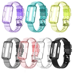Watch Band TPU Wristband Strap For Fitbit Inspire 1/ 2 HR Ace 2 Ace3/Fitbit Luxe - Picture 1 of 19
